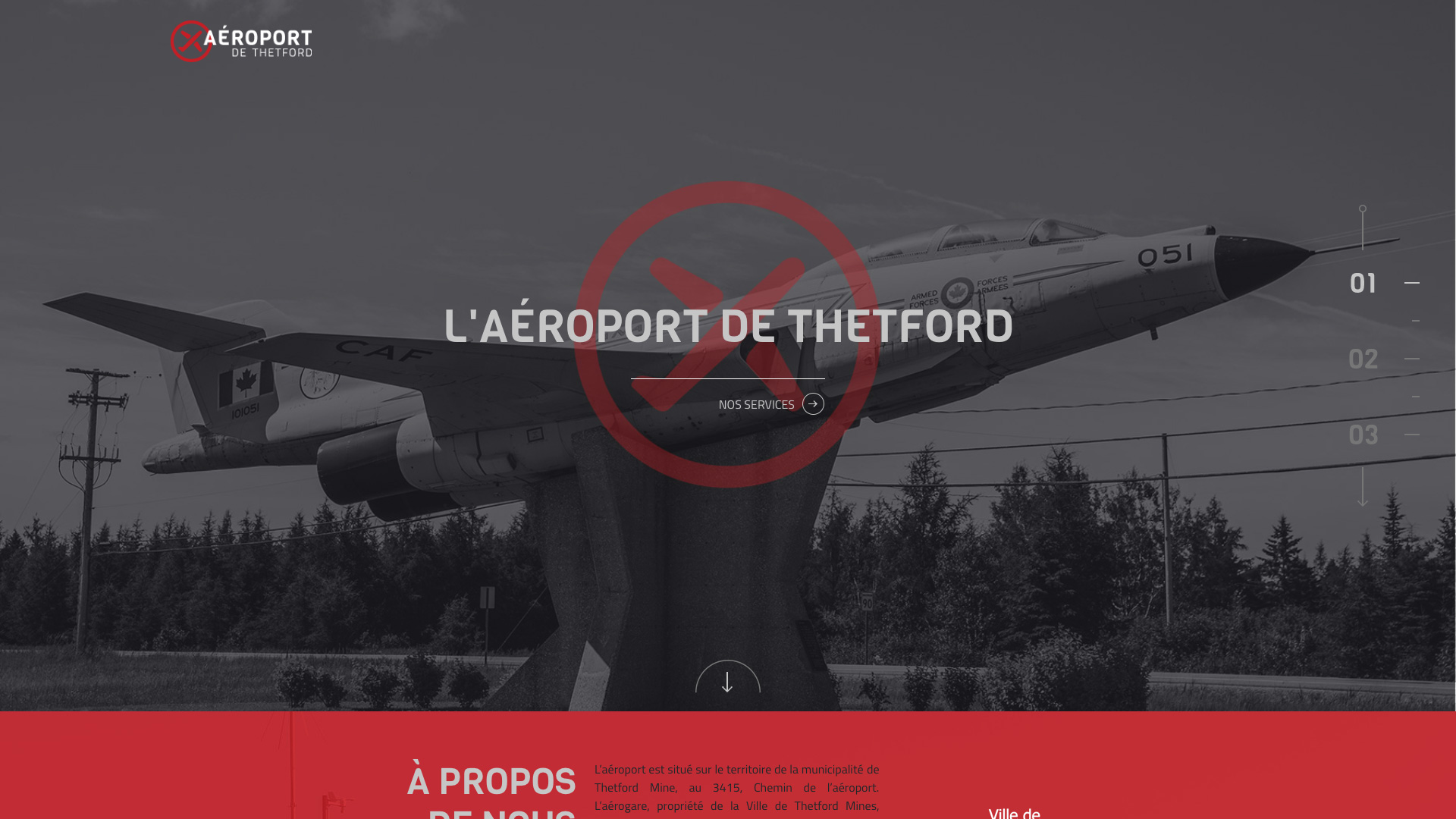 L’aéroport de Thetford