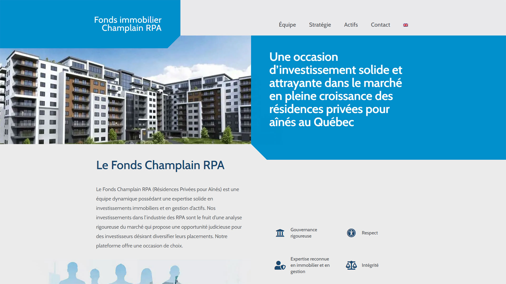 Fonds Champlain RPA